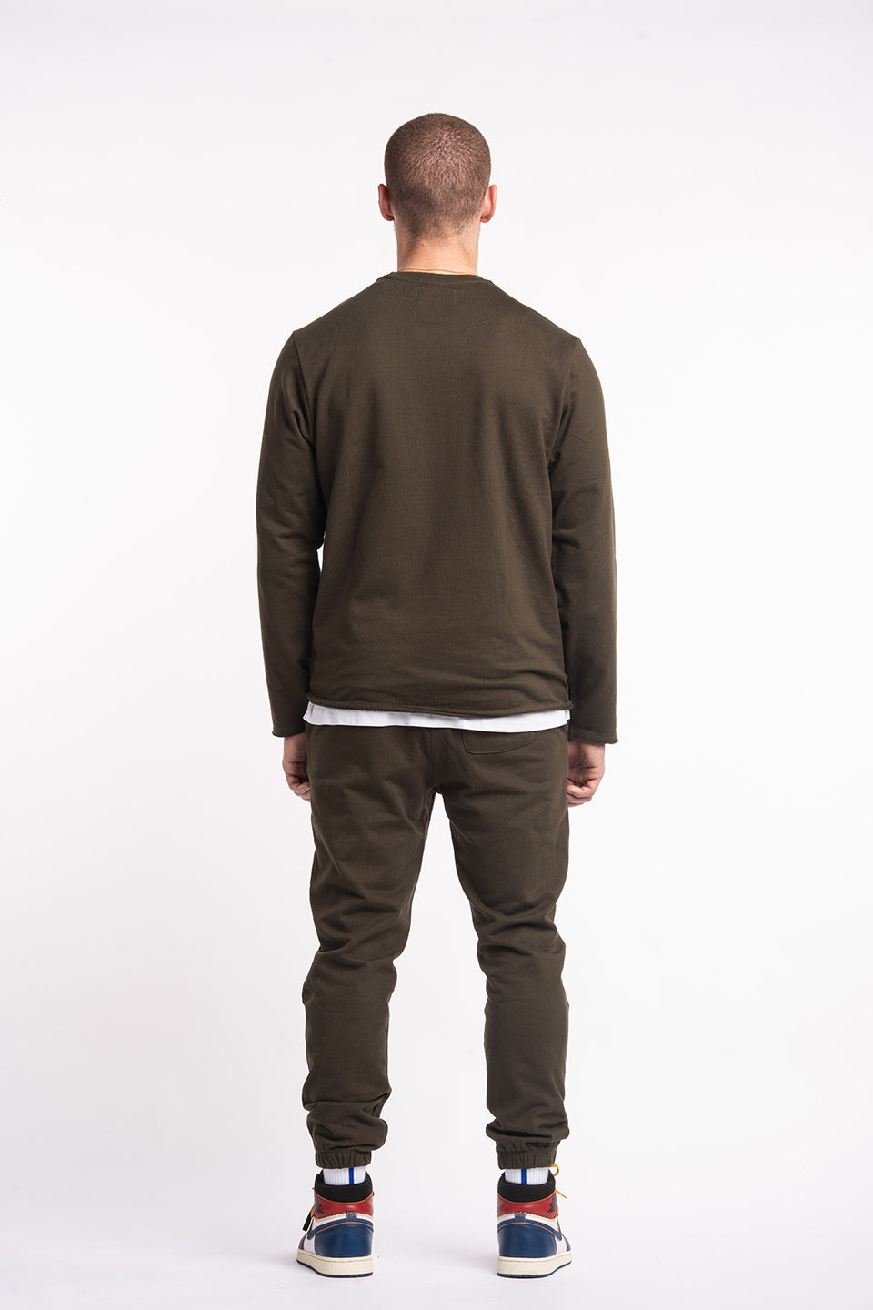 LS Raw Crew Sweater
