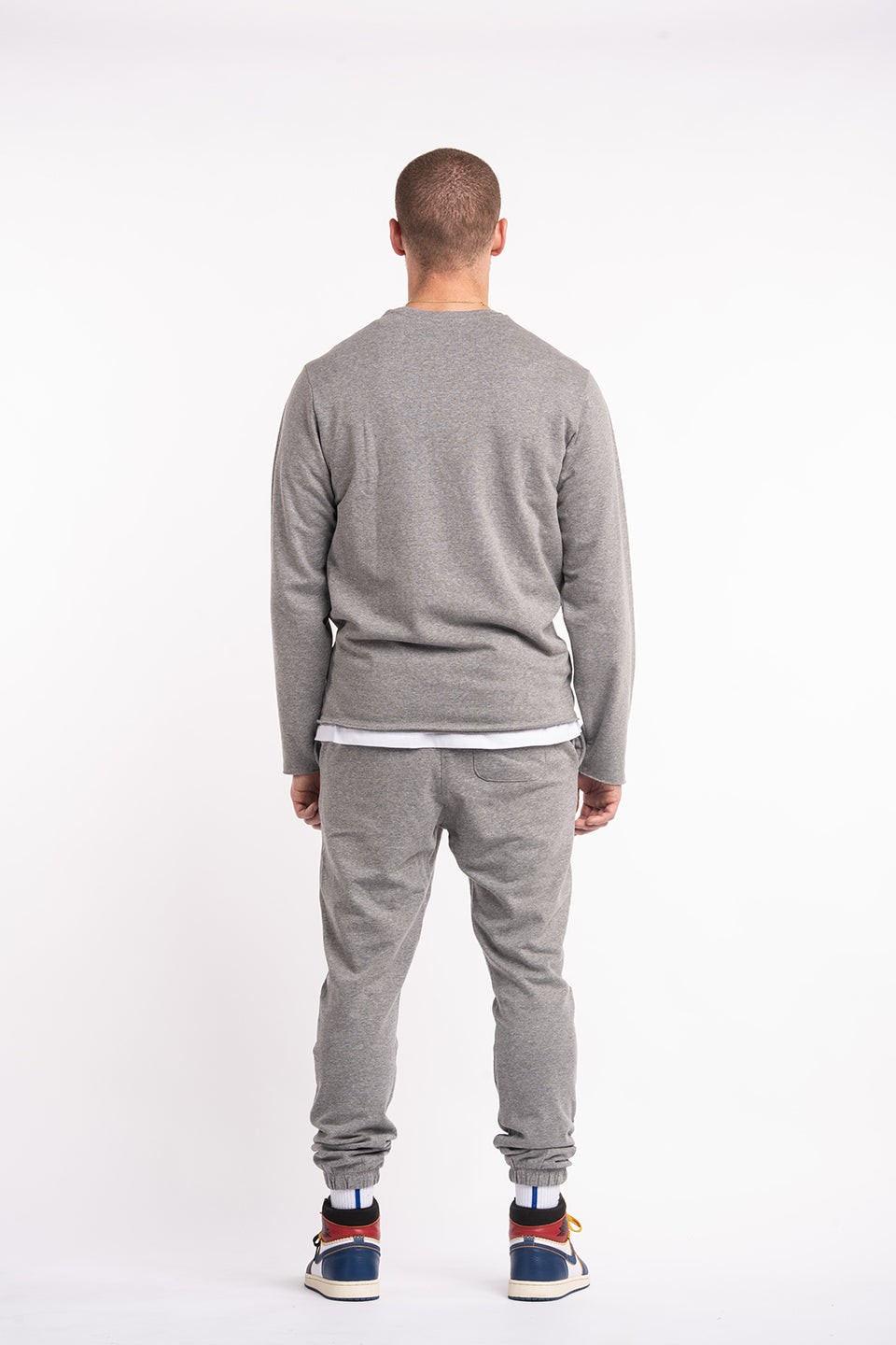 LS Raw Crew Sweater