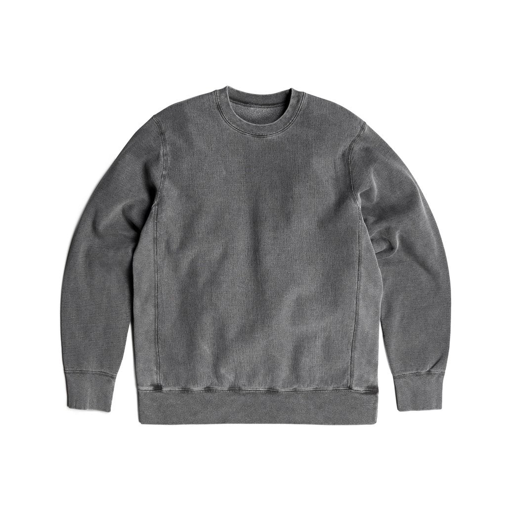 Charcoal grey crew neck sweatshirt online