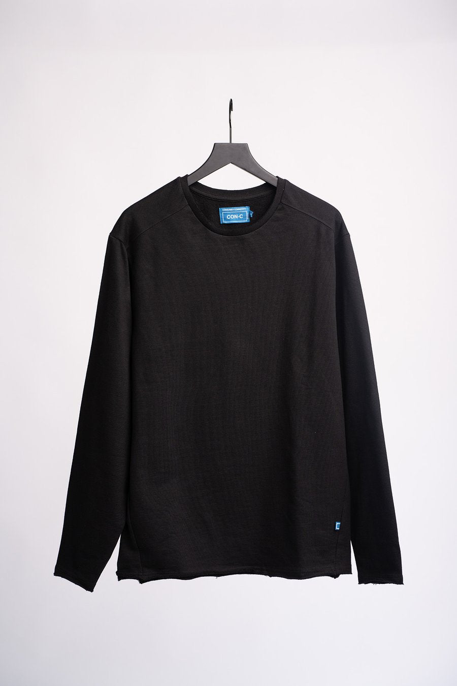 LS Raw Crew Sweater