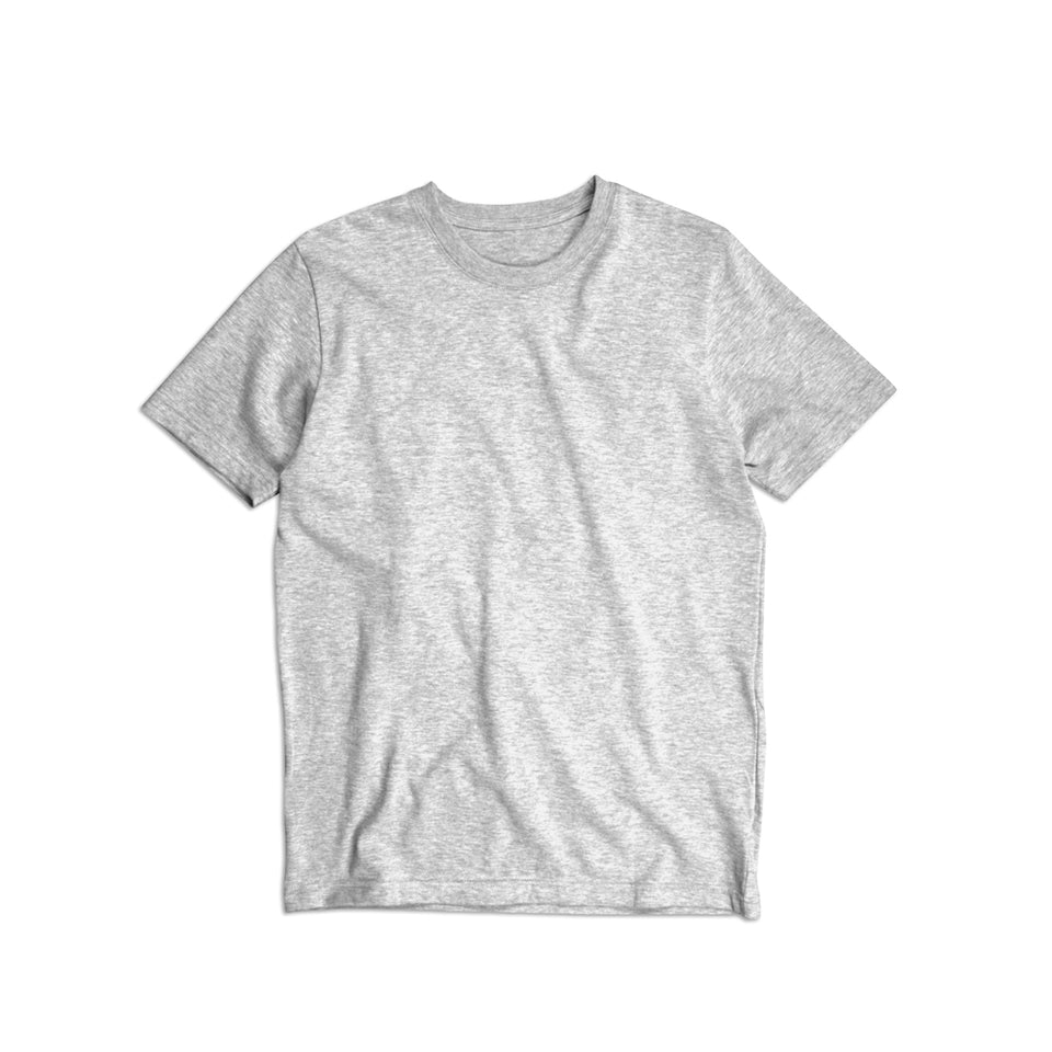 MIDWEIGHT SHORT SLEEVE T-SHIRT [PACK OF 5 HEATHER GREY]